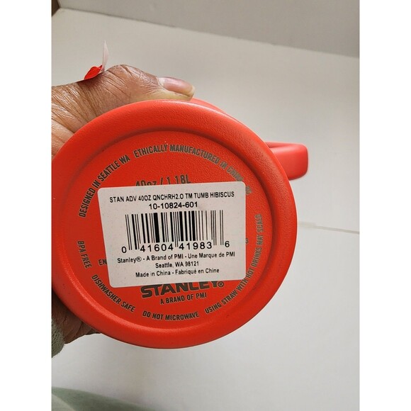 Stanley The Flowstate Quencher H2.0 Tumbler 40oz Hibiscus - Picture 9 of 9